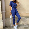 Getailleerde Jumpsuit met Verstelbare Tailleband