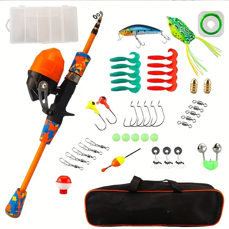 Ultralichte Carbon Fiber Hengel Set met Complete Accessoires
