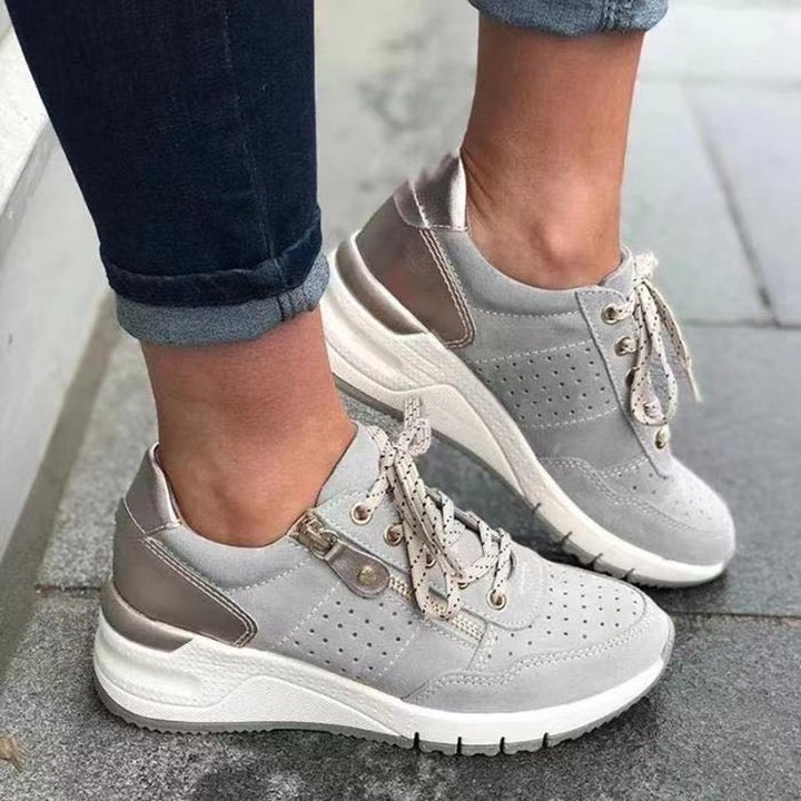 Dames Sportschoenen met Dikke Zool en Comfortabel Design