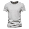 Ademend Katoenen Zomer T-shirt voor Heren