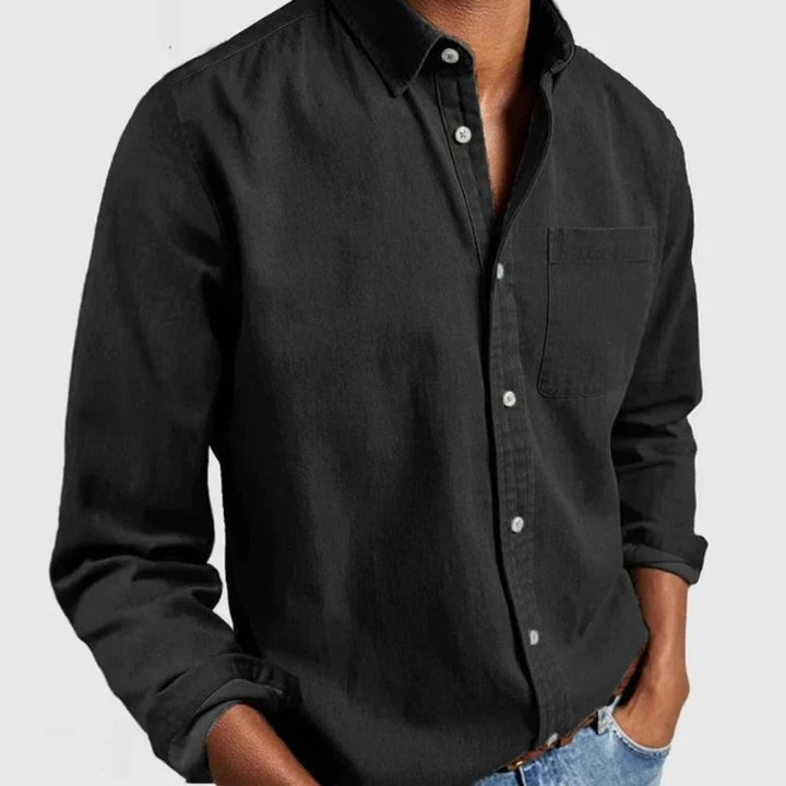 Denim overhemd voor mannen - Alexander