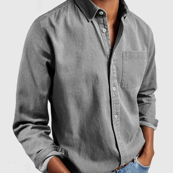Denim overhemd voor mannen - Alexander