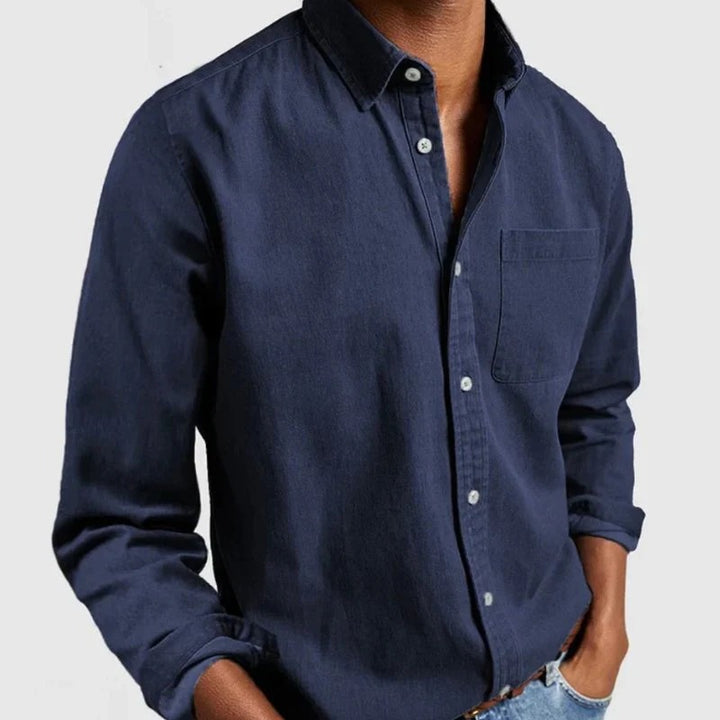 Denim overhemd voor mannen - Alexander