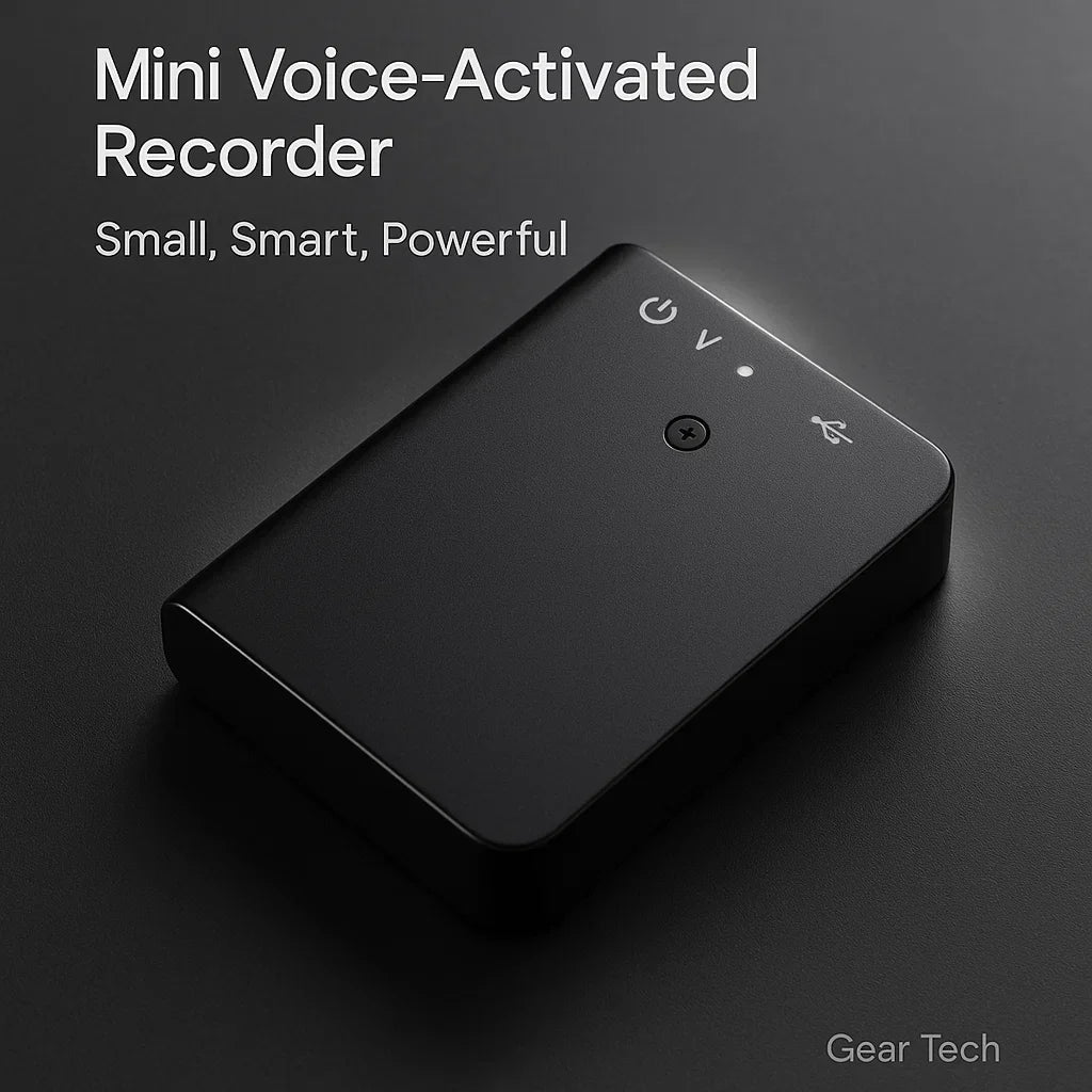 Mini spraakgestuurde recorder