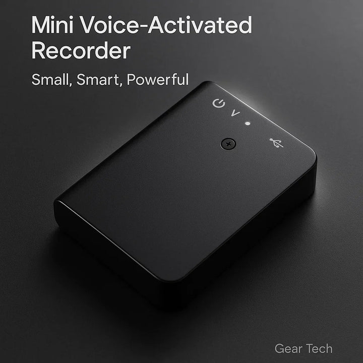 Mini spraakgestuurde recorder