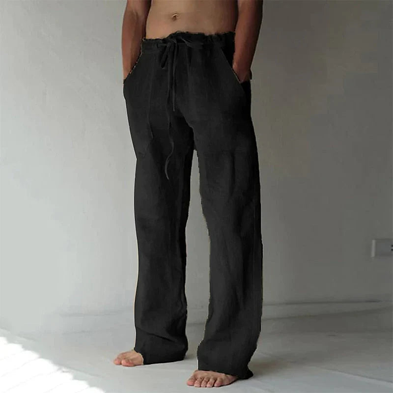 Heren Linnen Broek voor Lente & Herfst
