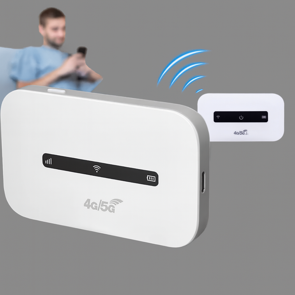 Draagbare wifi-router – internettoegang onderweg