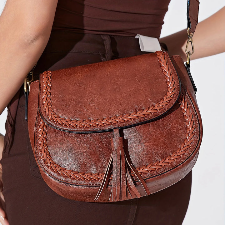 Remedios – Kleine Dames Schoudertas met Kwastdecoratie