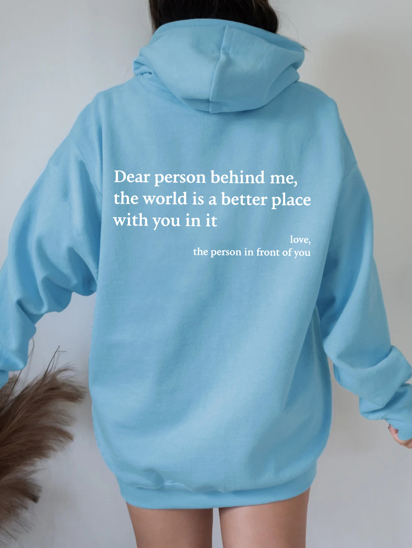Unisex Hoodie met Inspirerende Boodschap