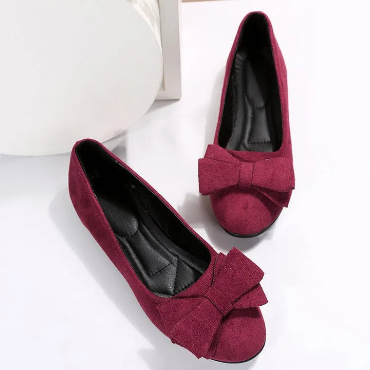 Dames Loafers met Strikdetail en Comfortabele Pasvorm