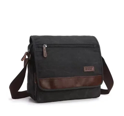 Eloy – Handige Canvas Schoudertas voor Onderweg