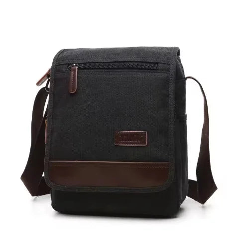 Eloy – Handige Canvas Schoudertas voor Onderweg