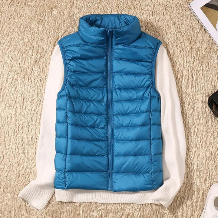 Winddichte dames bodywarmer met ritssluiting