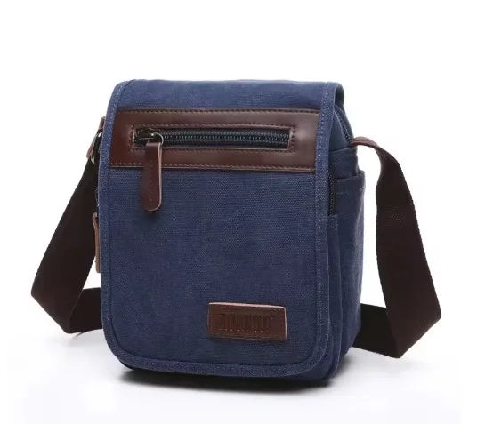 Eloy – Handige Canvas Schoudertas voor Onderweg