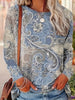 Casual T-shirt met Bloemenprint voor Dames