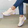 Dames Sneakers met Platte Zool en Ronde Neus