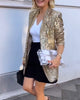 Marah - Glitterjack colbert met pailletten voor dames