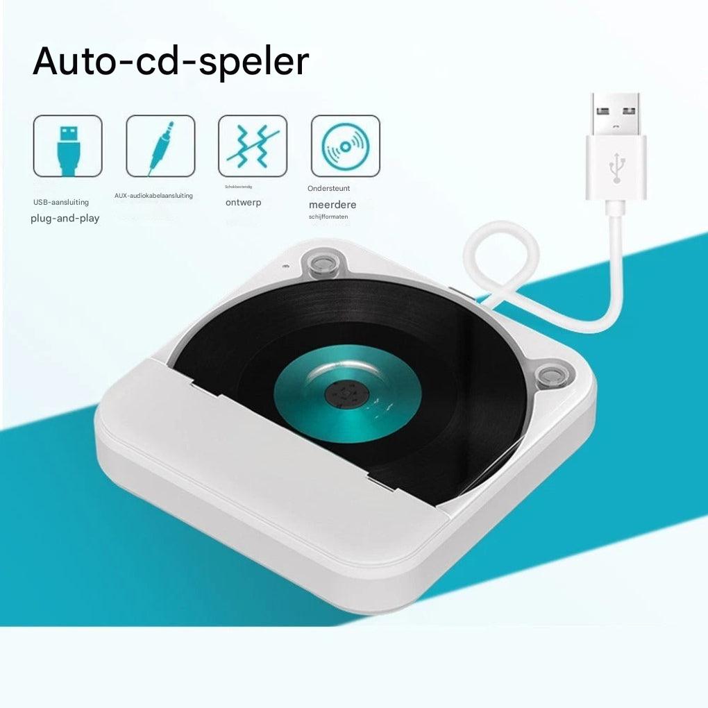 Draagbare auto-cd-speler – hoogwaardige audio voor onderweg