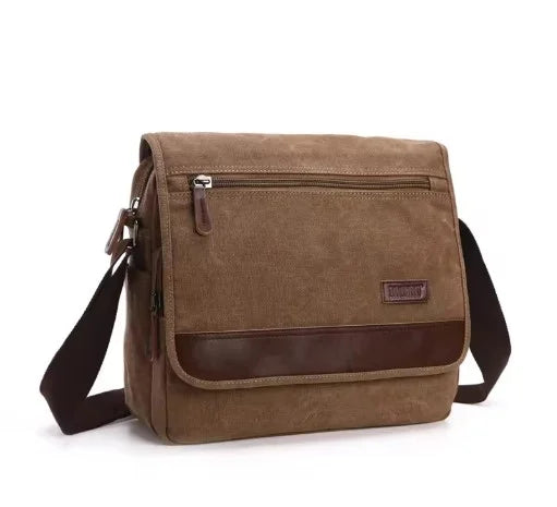 Eloy – Handige Canvas Schoudertas voor Onderweg
