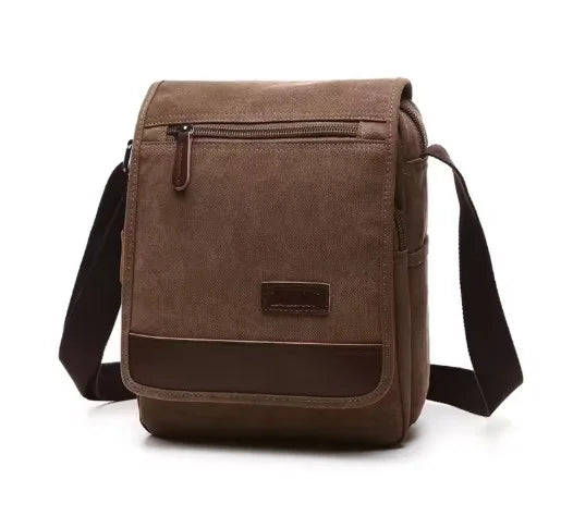 Eloy – Handige Canvas Schoudertas voor Onderweg