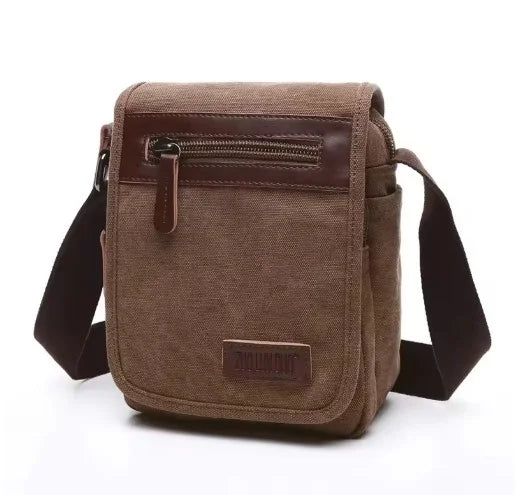 Eloy – Handige Canvas Schoudertas voor Onderweg