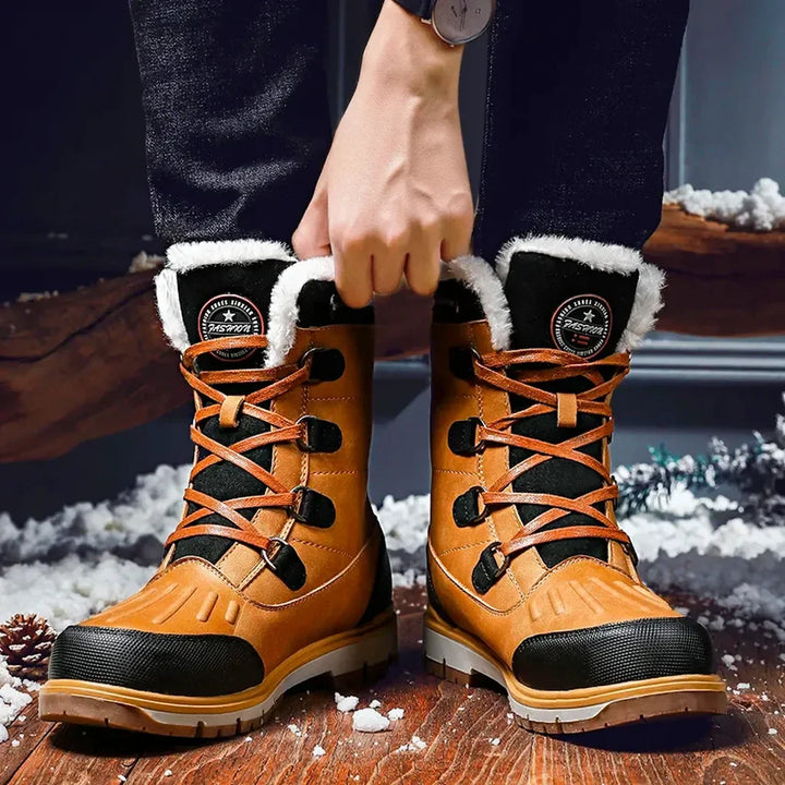 Geïsoleerde weerbestendige herenlaarzen – Robuuste outdoorschoenen