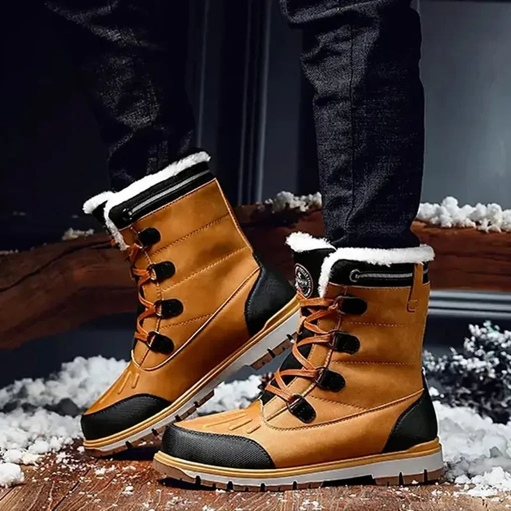 Geïsoleerde weerbestendige herenlaarzen – Robuuste outdoorschoenen