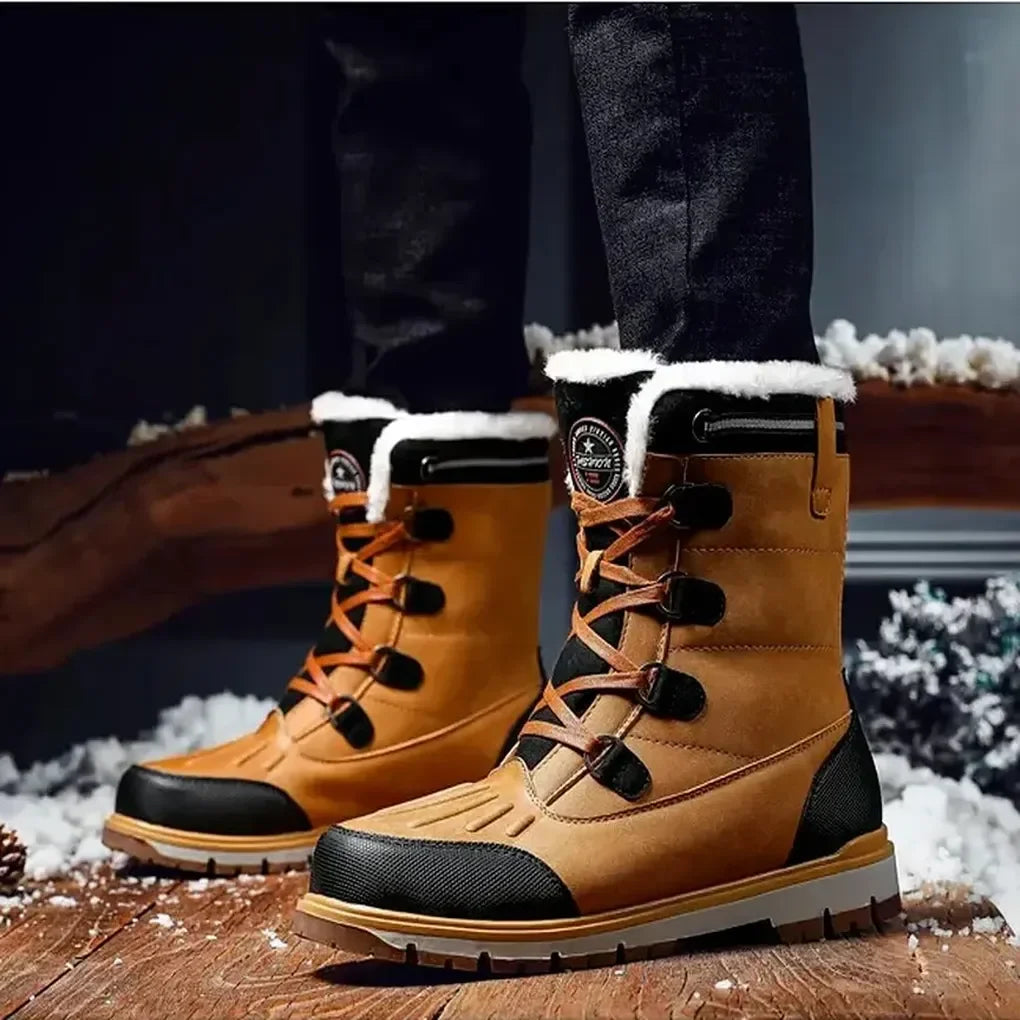 Geïsoleerde weerbestendige herenlaarzen – Robuuste outdoorschoenen