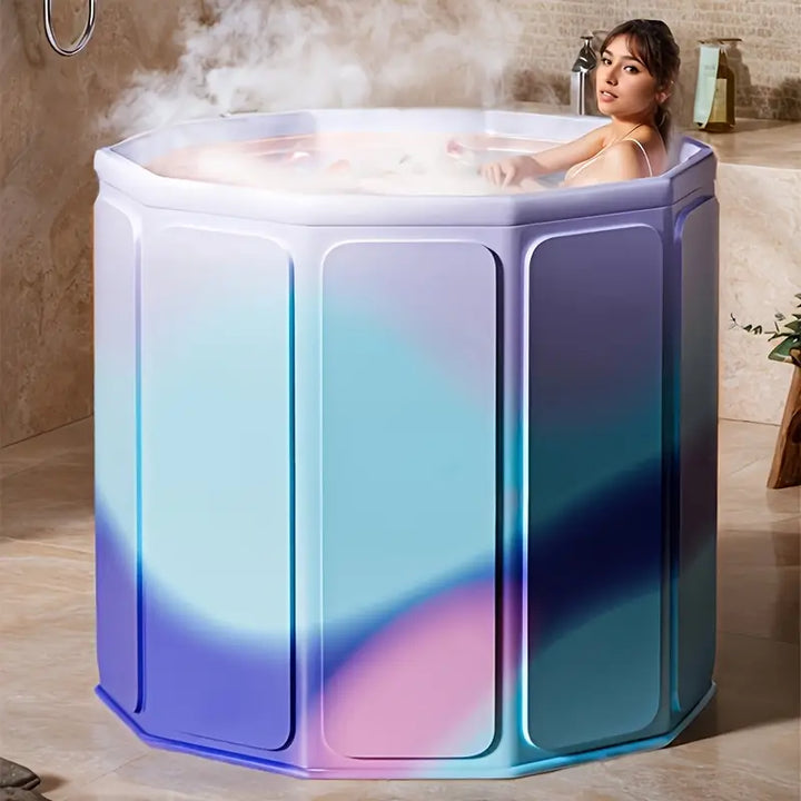 Hot tub - 2 persoons - opblaasbaar en opvouwbaar - 70 cm breed en 65 cm diep