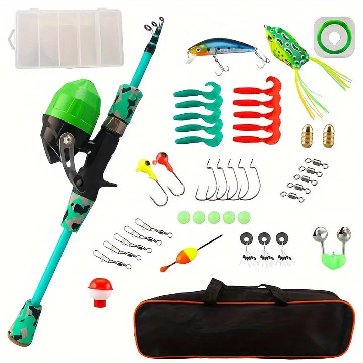 Ultralichte Carbon Fiber Hengel Set met Complete Accessoires