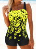 2-delige Zwemjurk met Lage Taille Shorts