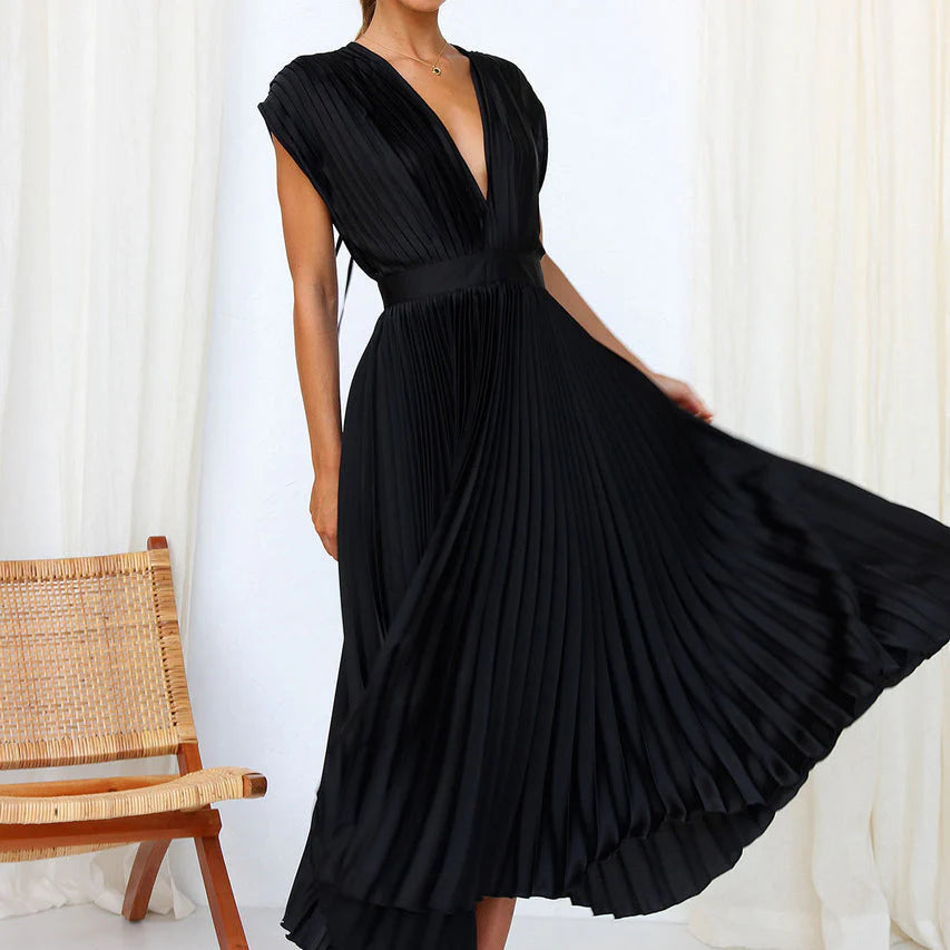 Elegante V-hals Jurk voor Dames