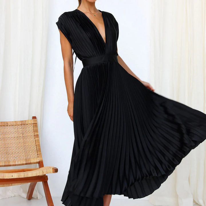 Elegante V-hals Jurk voor Dames
