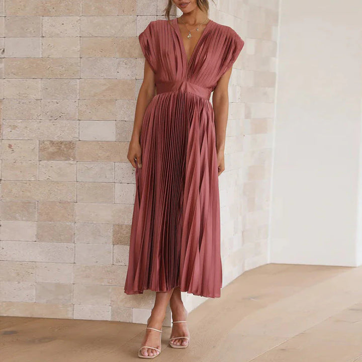 Elegante V-hals Jurk voor Dames