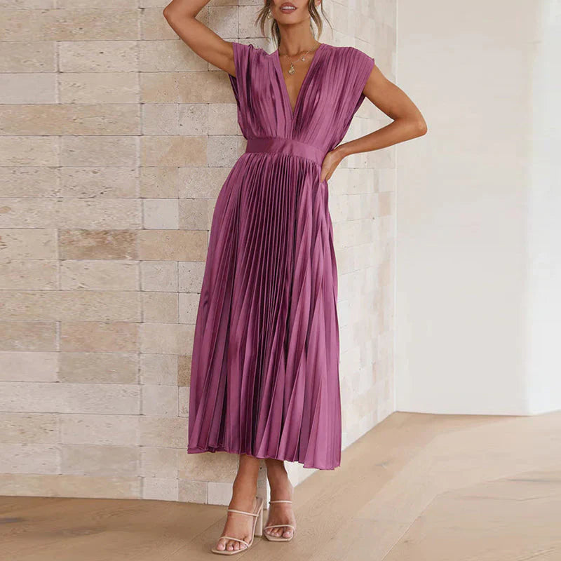 Elegante V-hals Jurk voor Dames