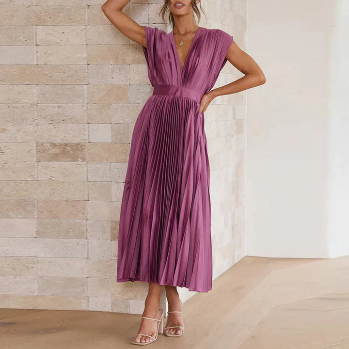 Elegante V-hals Jurk voor Dames