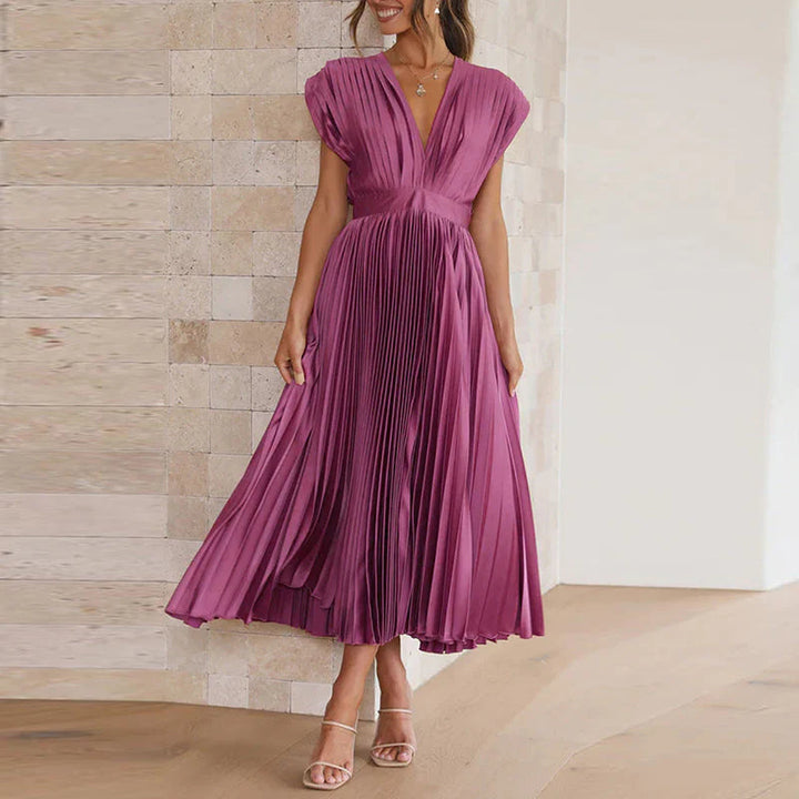 Elegante V-hals Jurk voor Dames