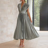 Elegante Mouwloze Zomerjurk met V-Hals