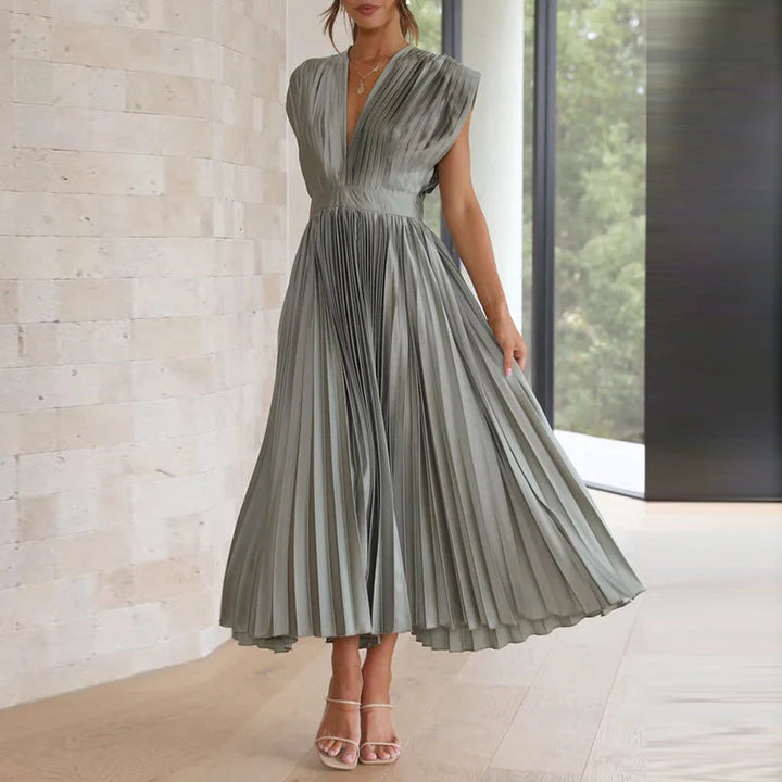 Elegante V-hals Jurk voor Dames
