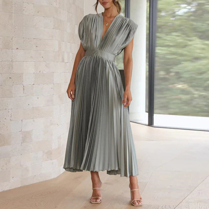 Elegante V-hals Jurk voor Dames