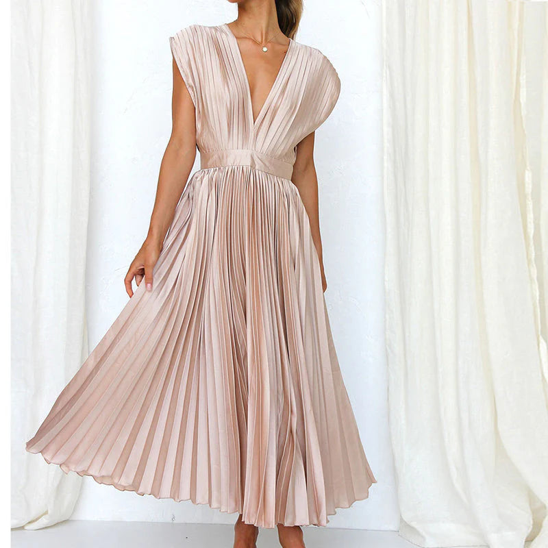 Elegante V-hals Jurk voor Dames