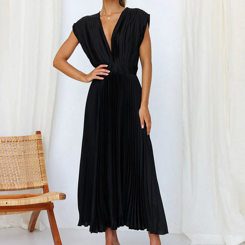 Elegante V-hals Jurk voor Dames