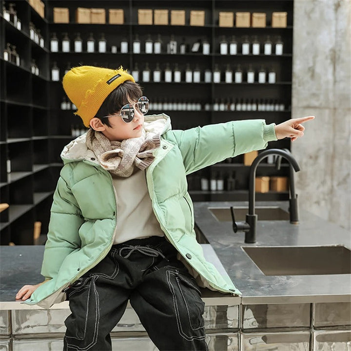 Warme winter Parka jas voor kinderen