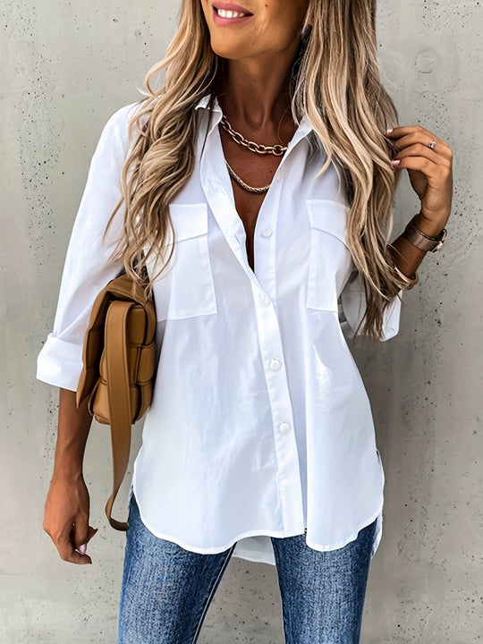 Damesblouse Met Knoopjes – Elora