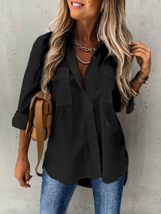 Damesblouse Met Knoopjes – Elora