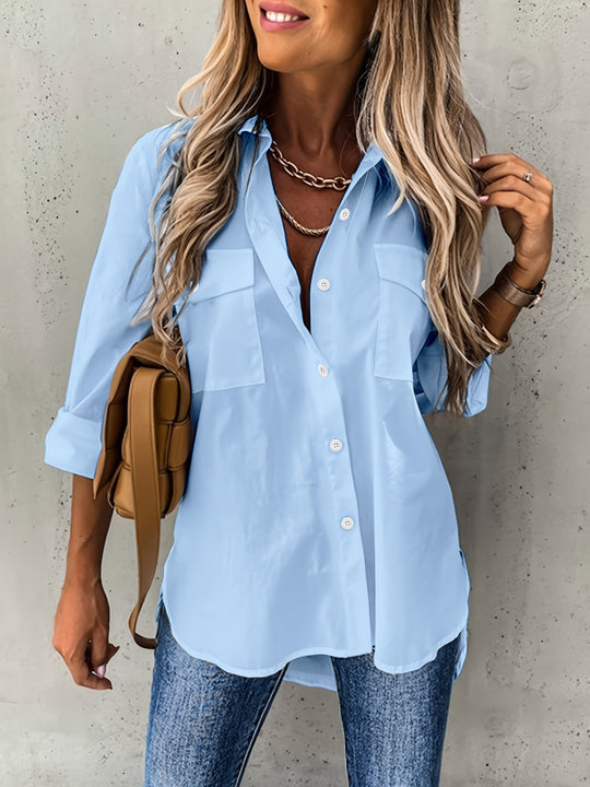 Damesblouse Met Knoopjes – Elora
