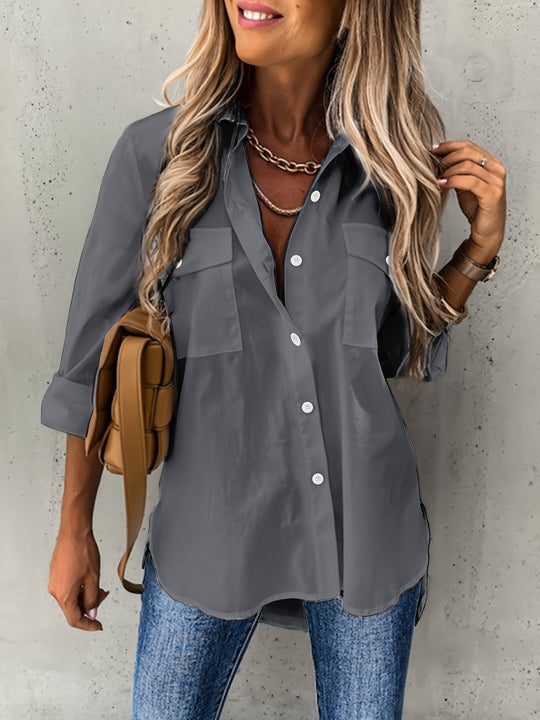 Damesblouse Met Knoopjes – Elora