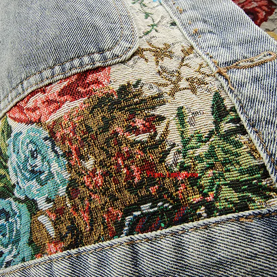 Floral spijkerjas voor dames - July