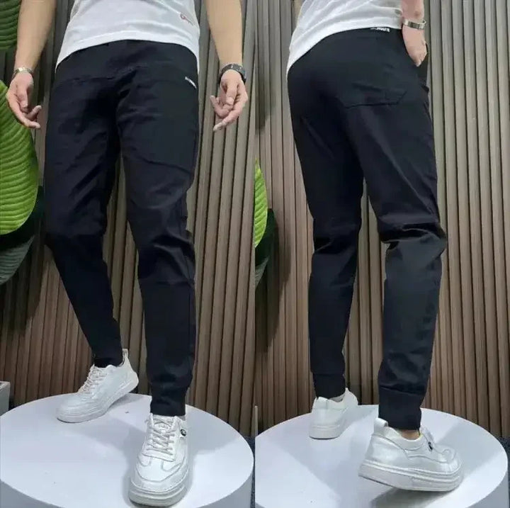 Heren Stretch Cargo Joggers met Meerdere Zakken