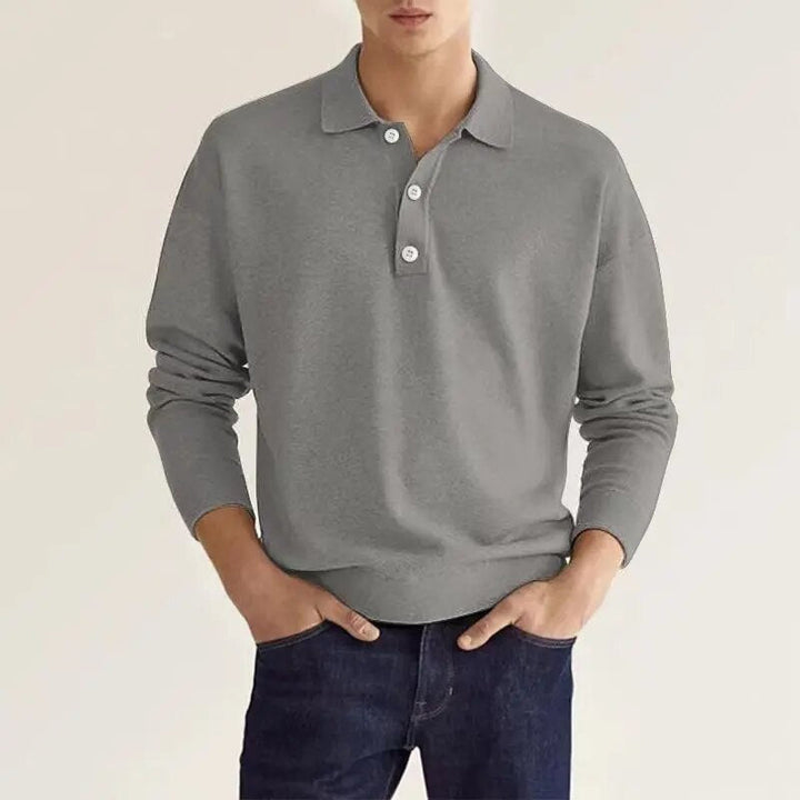 Poloshirt met lange mouwen heren - maximale elegantie en comfort - Thibo